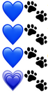 Blue Hearts, Pawprints.png